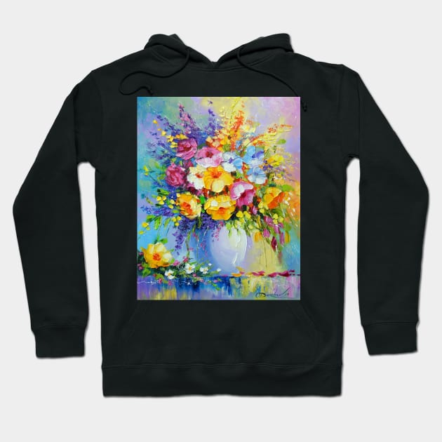 Bouquet of summer flowers Hoodie by OLHADARCHUKART